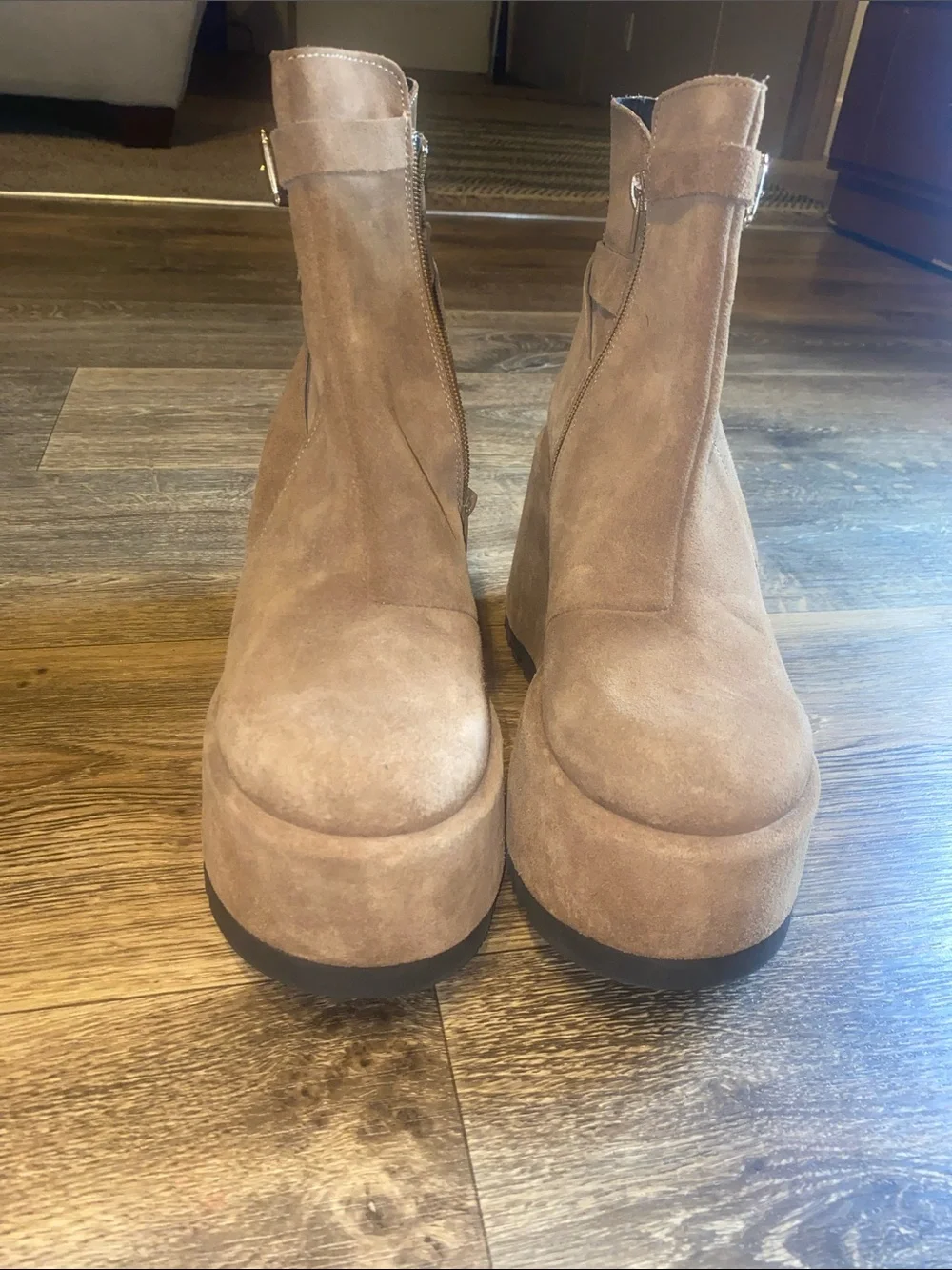 Free People suede platform